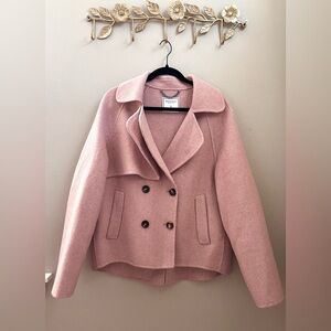 NWOT Nordstrom - Belle & Bloom - I'm Yours Wool Blend Peacoat